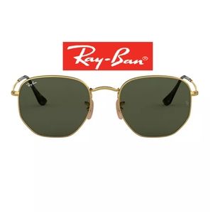 RayBan Hexagonal Black Lenses RB3548N Men - Women